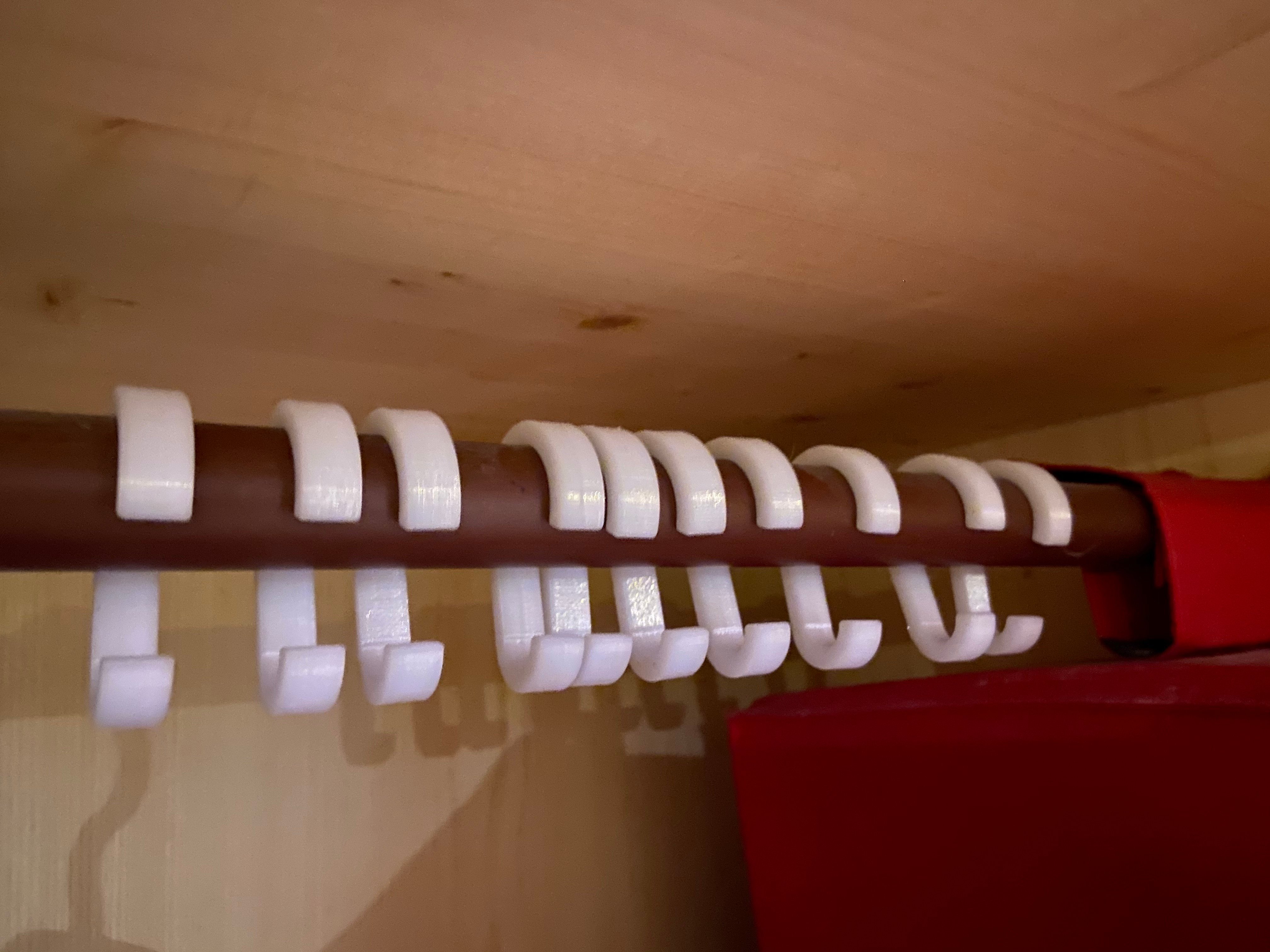 Clothes hanger for 25.5mm clothes rail (e.g. IKEA)
