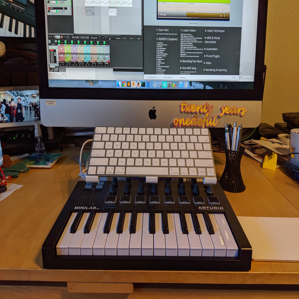Mac Keyboard Riser Stand with Angle