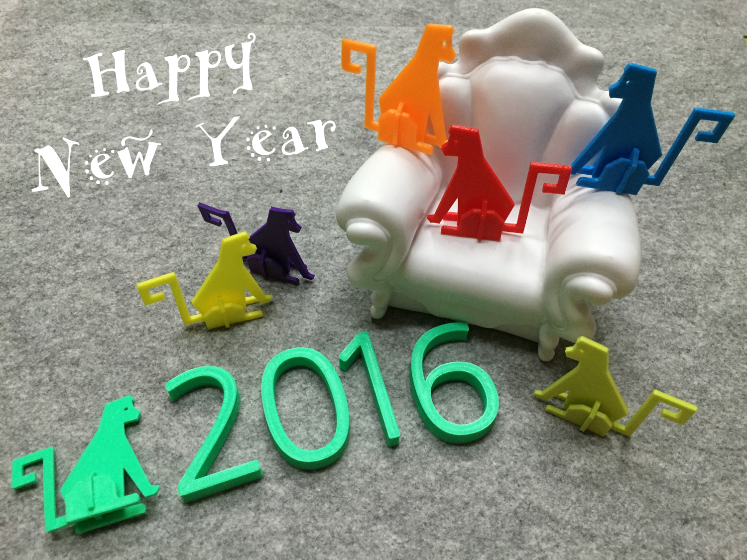 Monkey for New Year, 2016