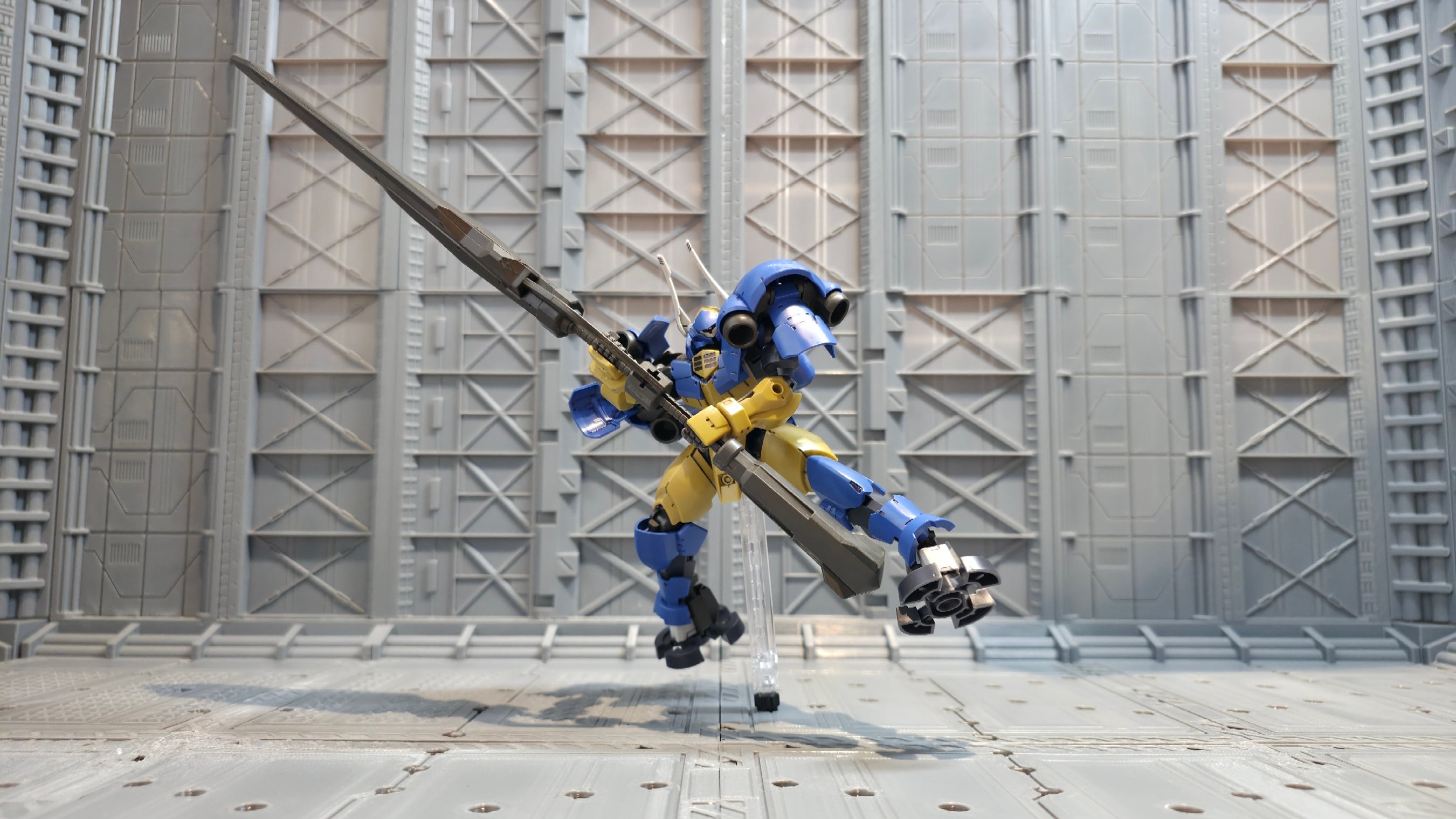 Modular Gunpla Mech Hanger Diorama