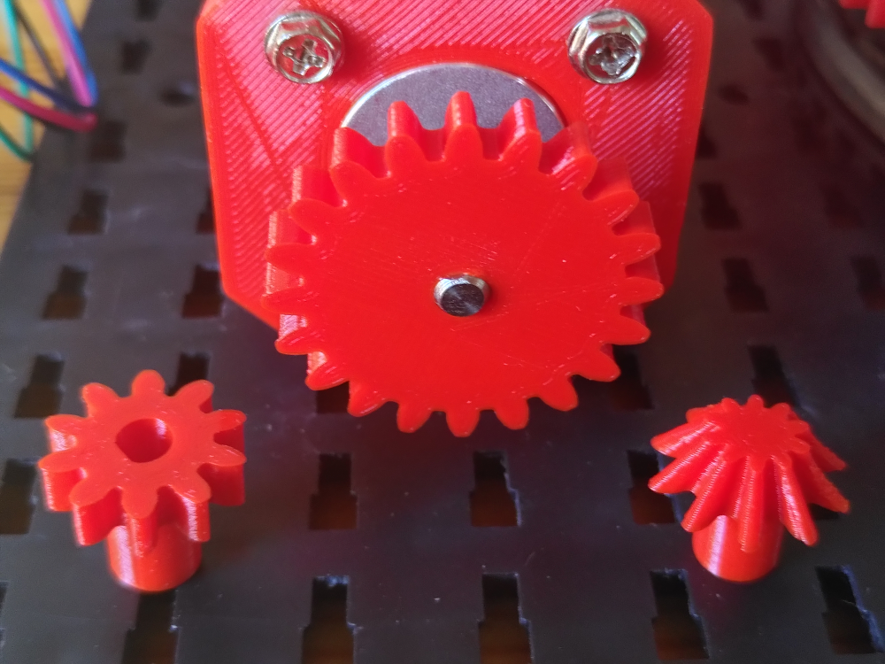fischertechnik compatible stepper gears