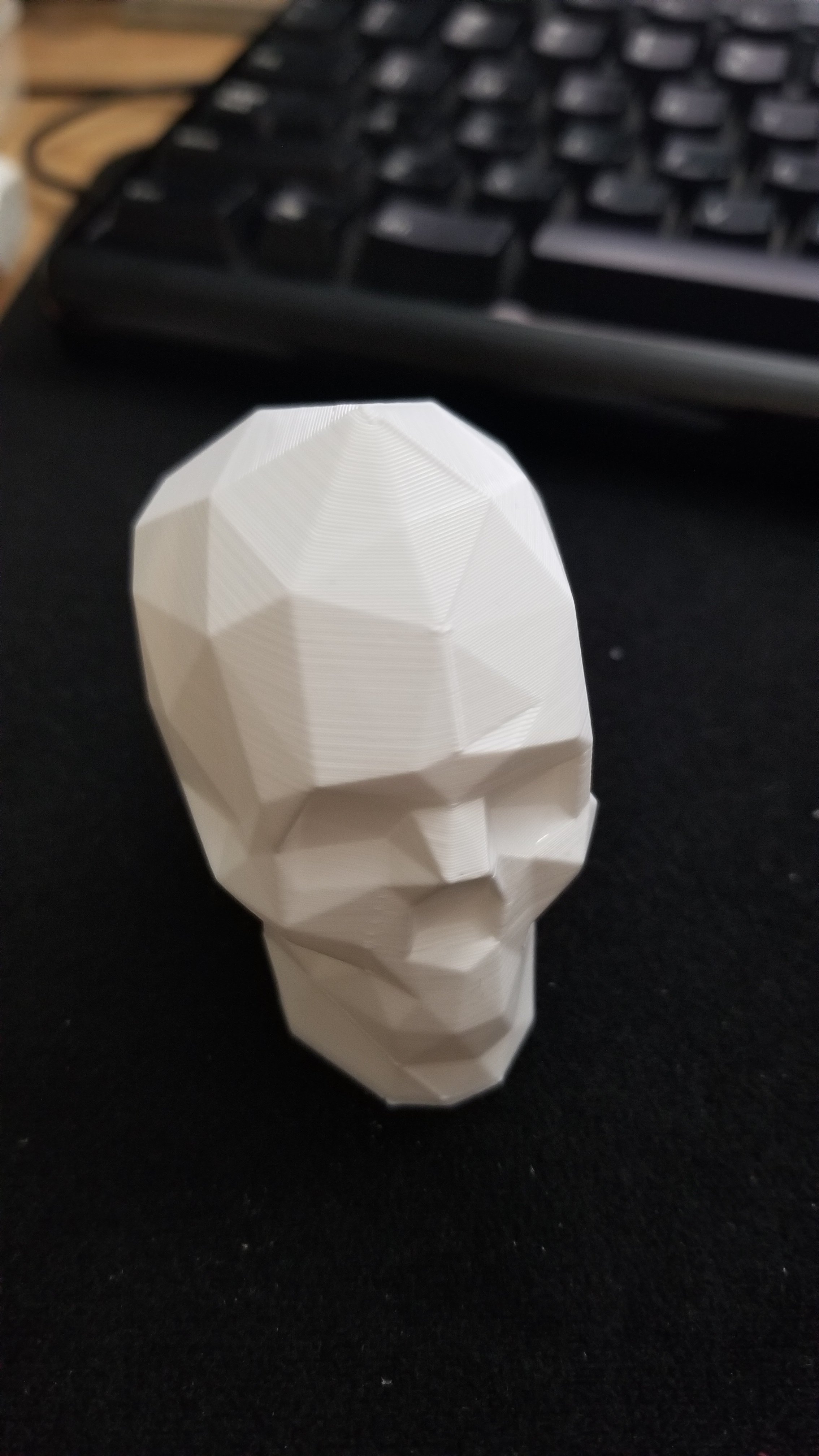 Low Poly Skull for Vase Mode
