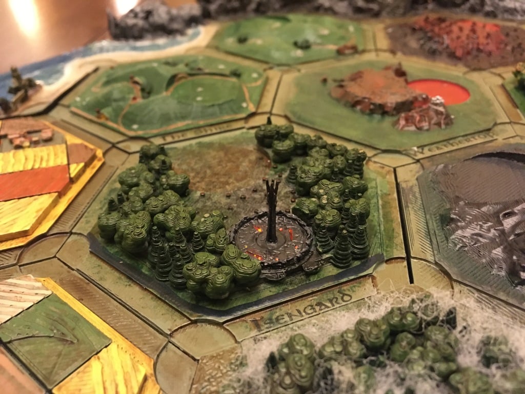 Lord of the Rings Catan_Isengard_Forest