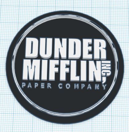Dunder Mifflin Modular Logo Insert