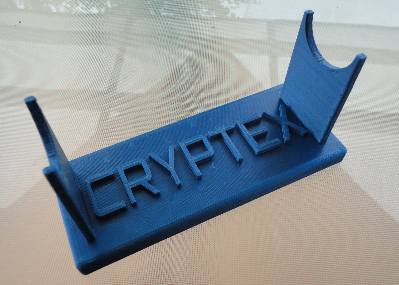 Cryptex Stand (customizable)