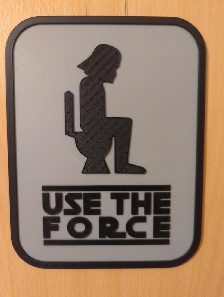 Star Wars toilet sign