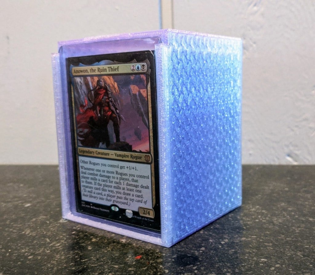 MTG Commander Showcase Toploader Deck Box single and double sided