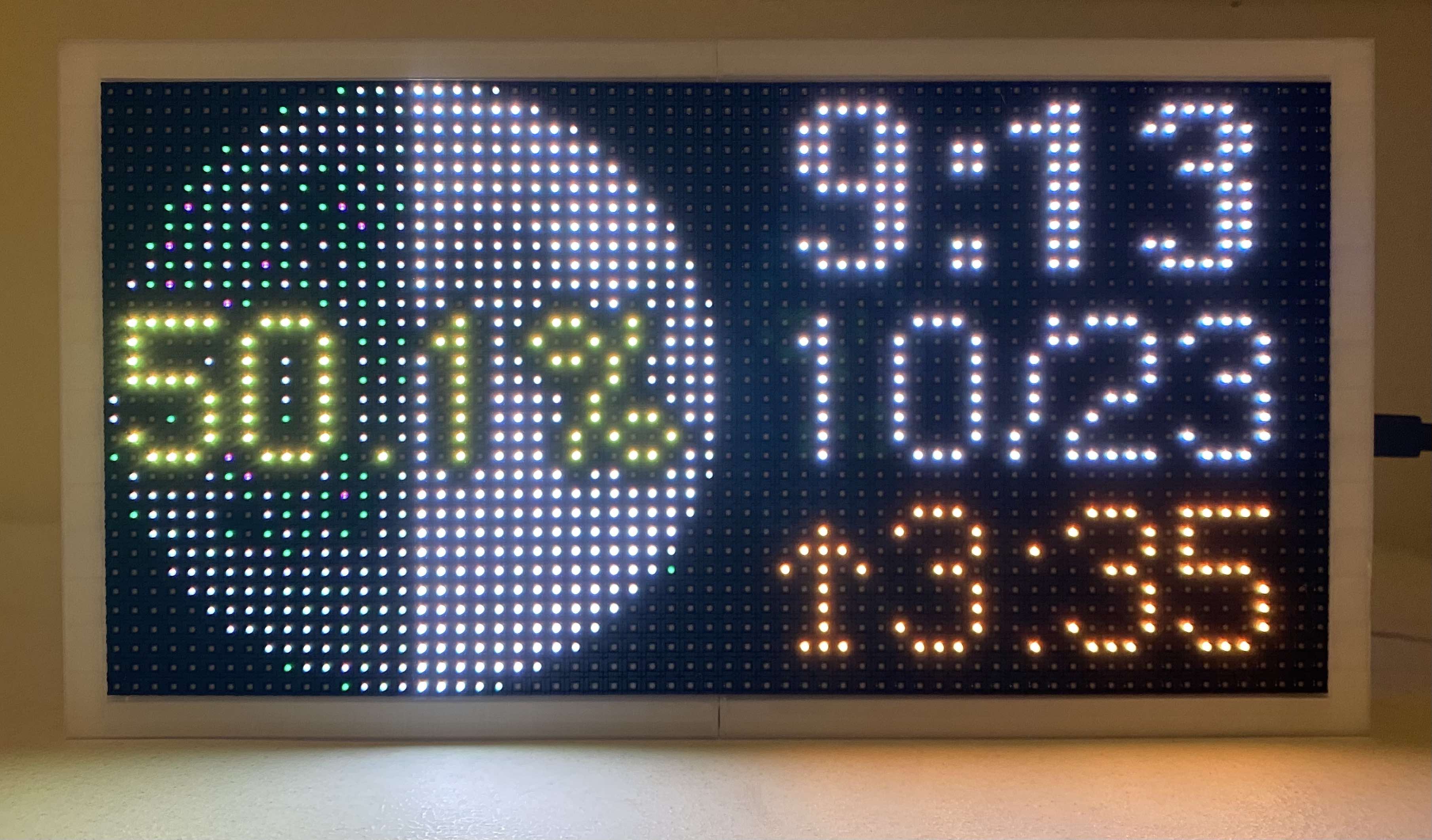 LED Matrix Frame for 32x64 P5 LED Panel