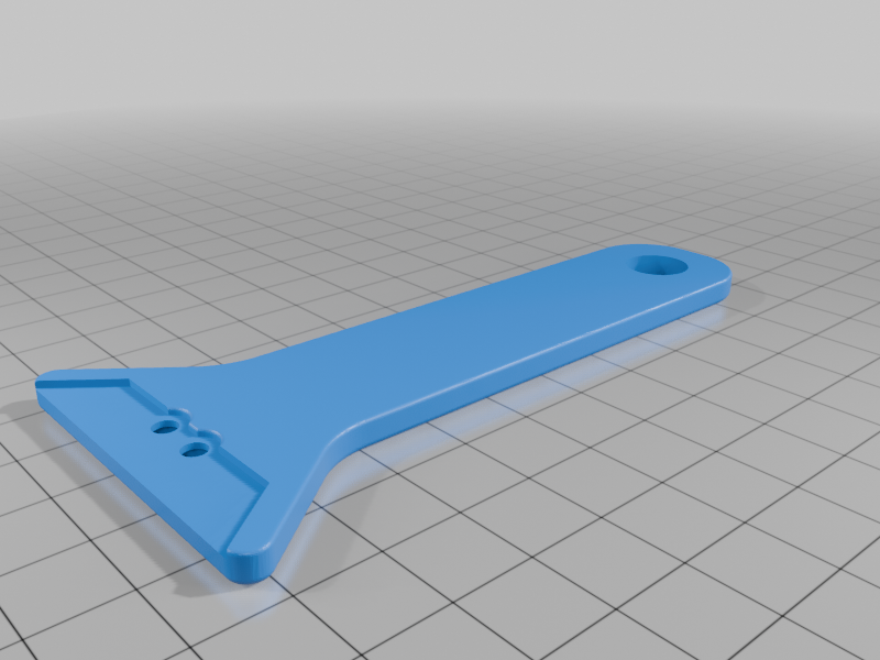 Stanley Razor Scraper v2 – Wall Hook / Lanyard Hole Remix
