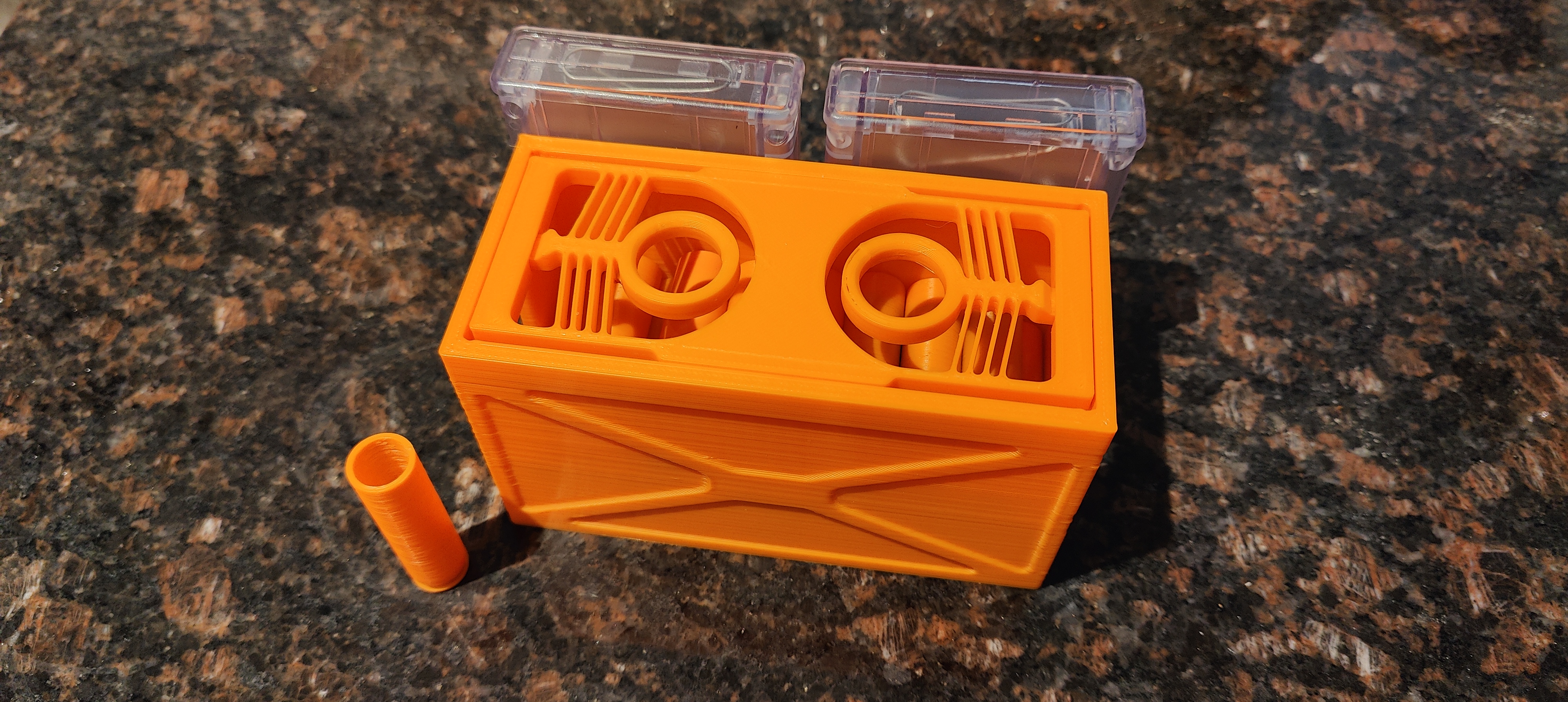 Shell Ejecting Foam Blaster Ammo Box with Shells