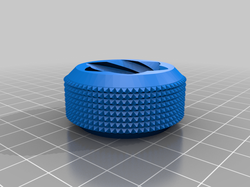 Knurled two way screw