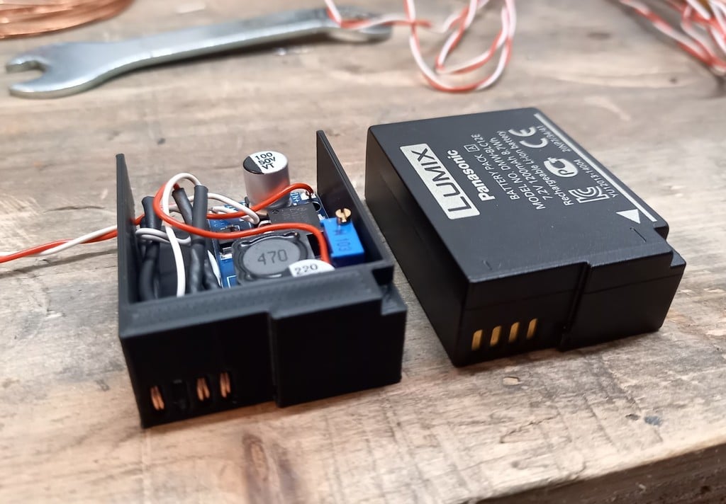 Panasonic Lumix Battery Dummy DC Adapter BLC12E