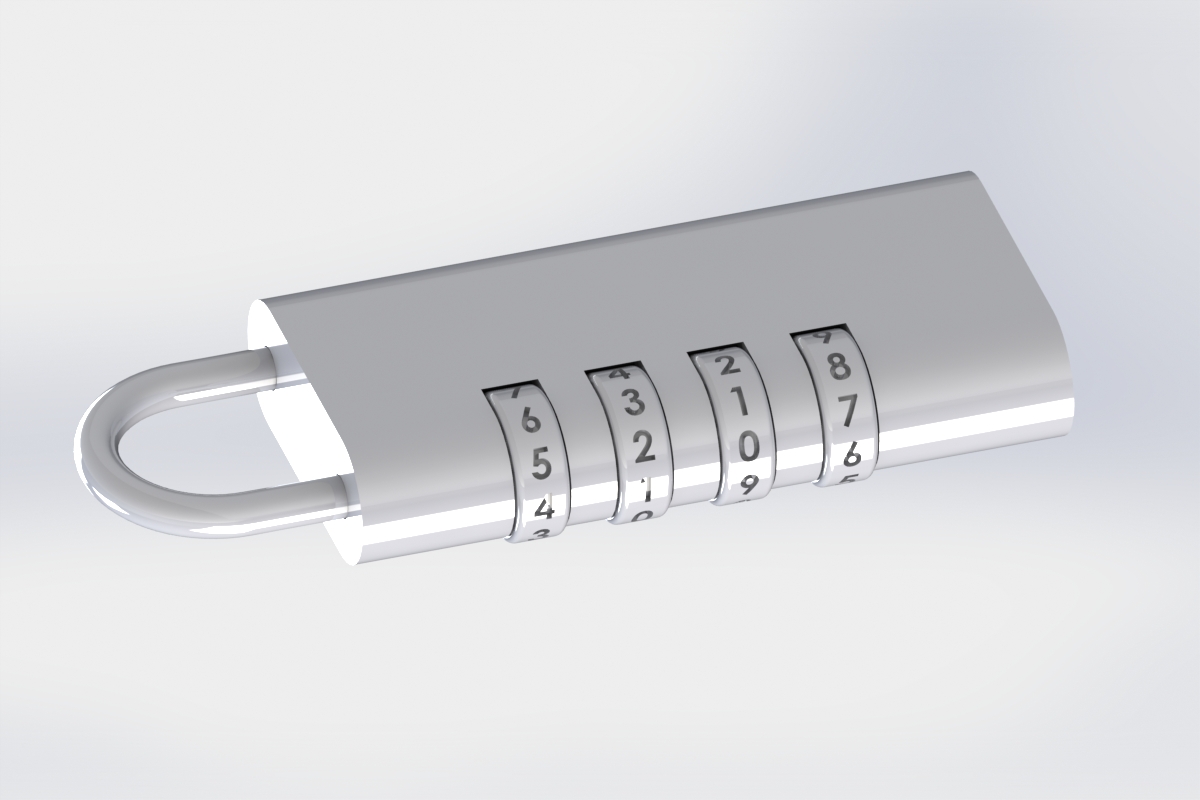 Working Combination Lock