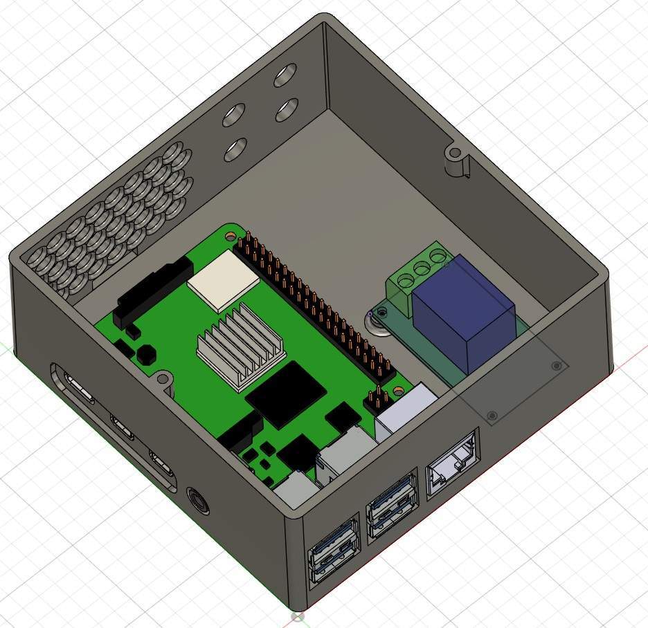 Raspberry Pi 4 case - Octoprint server