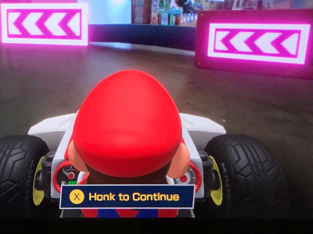 AR Turn block for Mario Kart Live: Home Circuit
