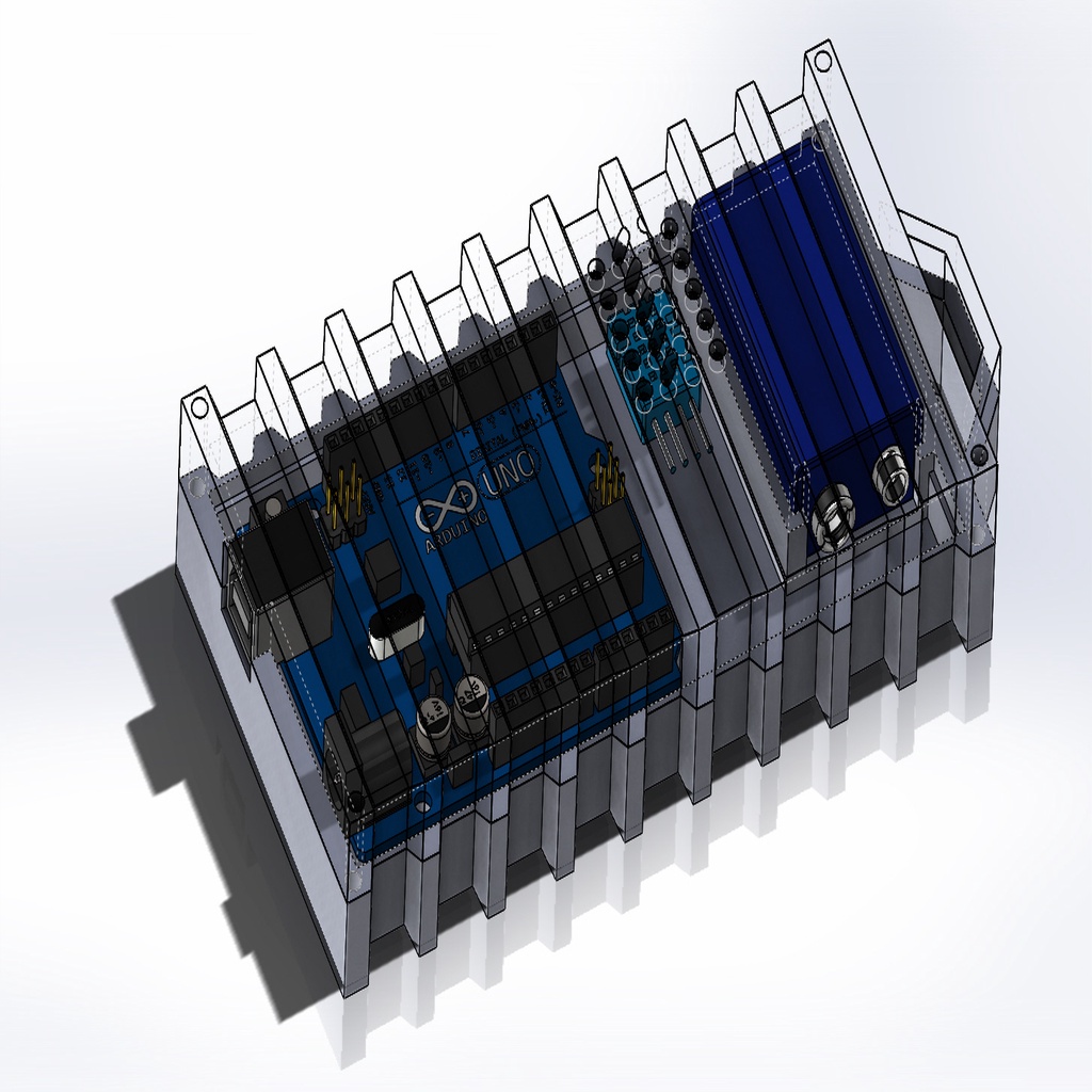 Arduino UNO case battery humidity