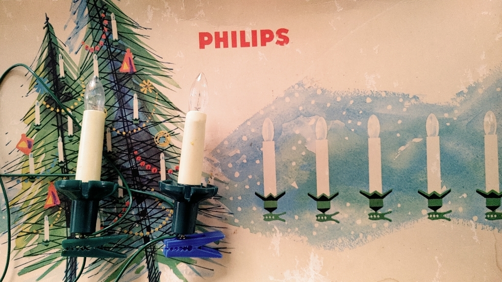 Spring Clip for vintage Philips Christmas tree candle lights