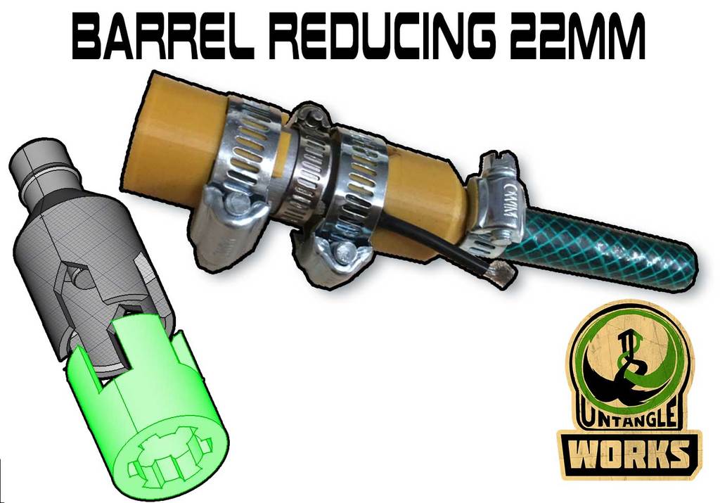 ECM v3 Barrel Reducing tool 22mm / 22.30mm OD model