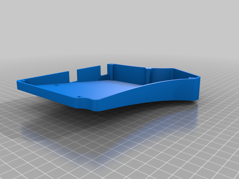 Redox split mechanical keyboard - parametric tented case
