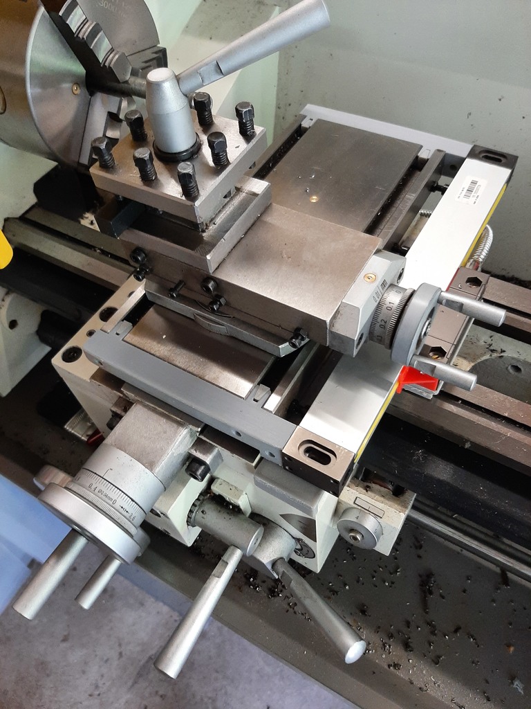 Linear Scale mountings for 500mm chinese lathe cross slide