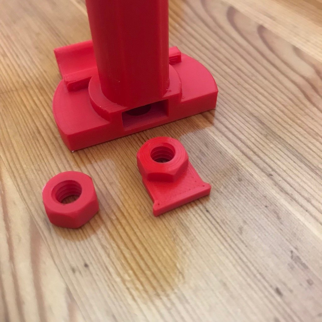 Improved small nut for "Tripod Phone Holder" from @Mattwall