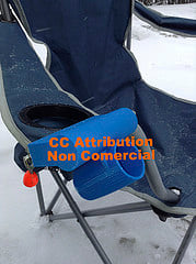 camping chair right rod holder