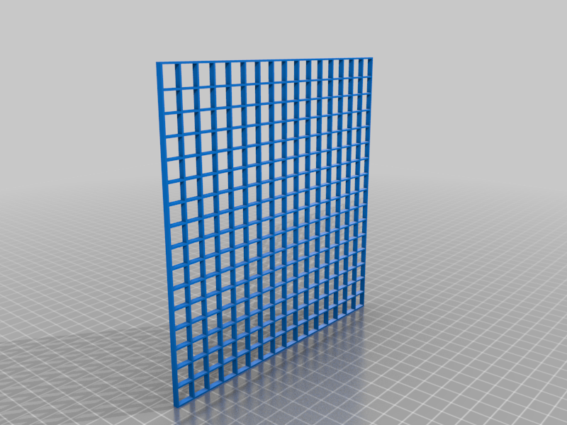 Grid for a 16x16 LED Matrix (grid only)