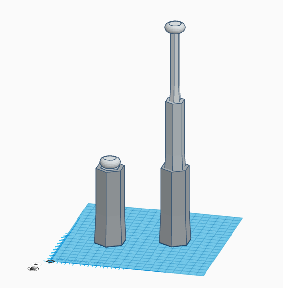 Telescoping Night Stick, print-in-place