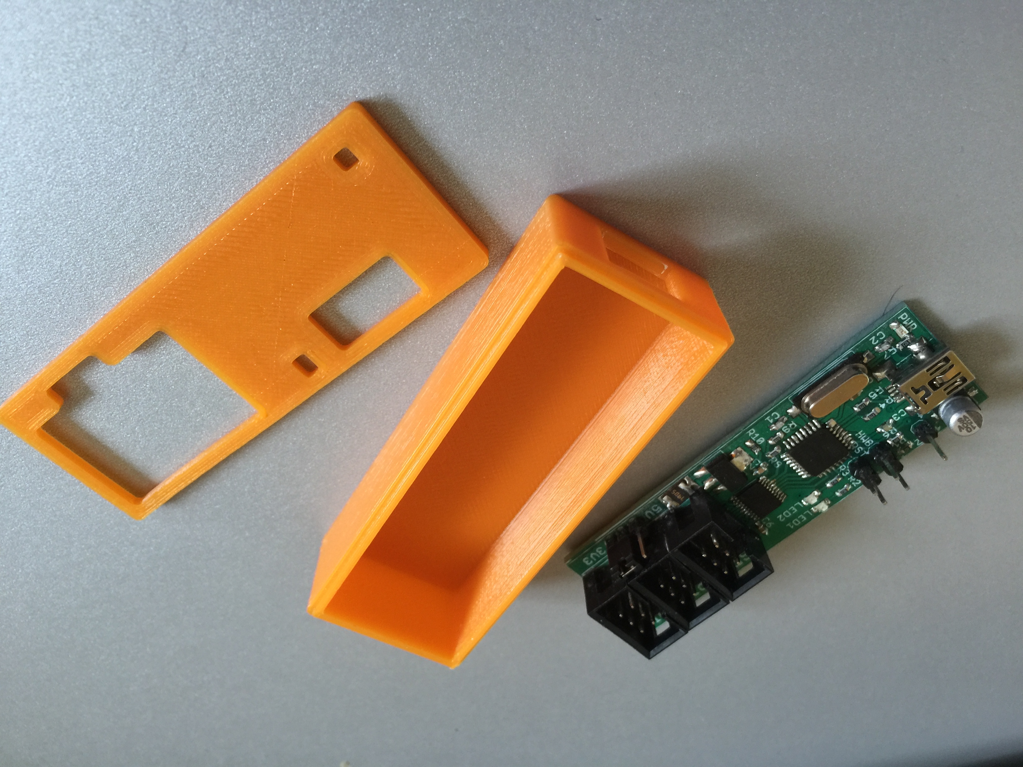 USBtiny MKii Slim AVRISP Programmer Case