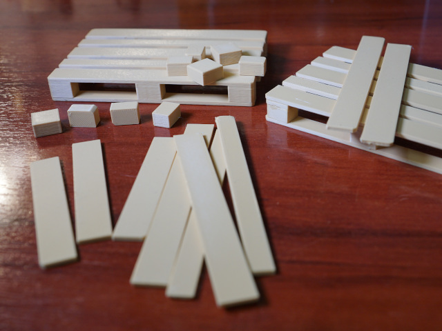Single Parts for Euro Pallet (EUR-1) EPAL 1:10 Correct Sizes