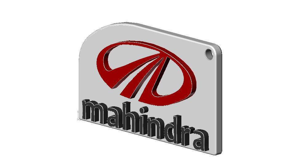 Mahindra logo keyring