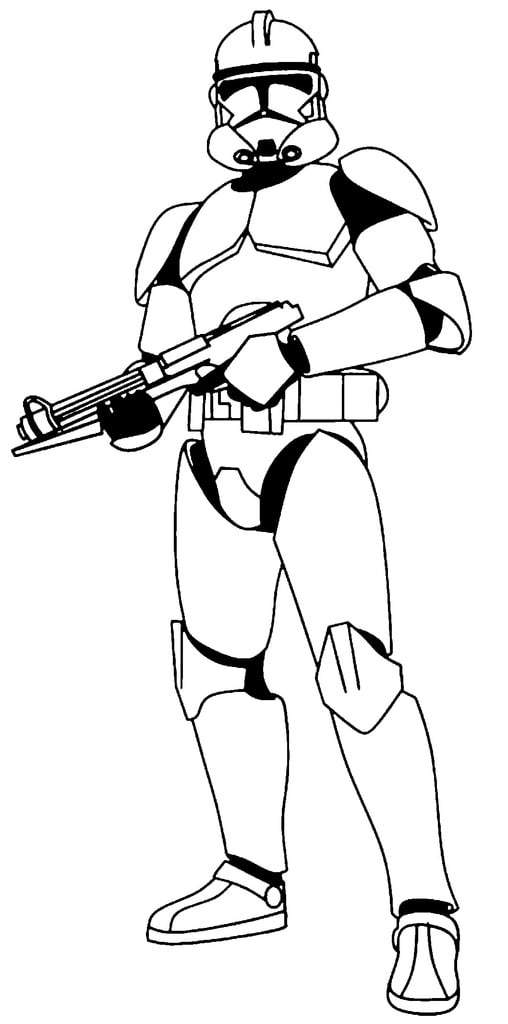 2D Clone Trooper