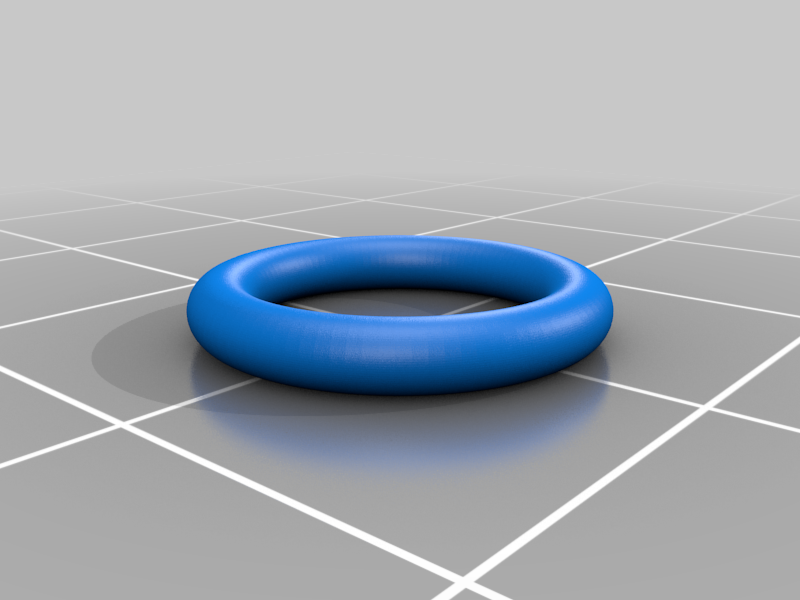My Customized Parametric O-Ring (Torus)