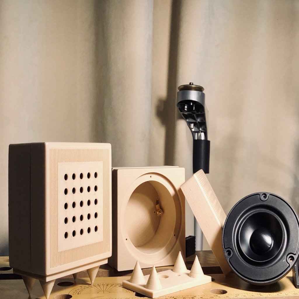 3-inch Speaker Shellfor VIFA-NE95