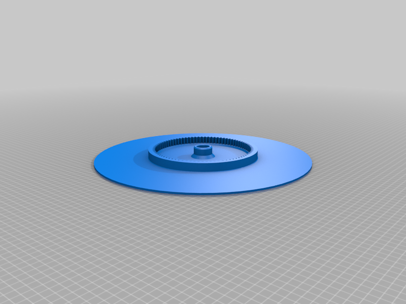 Larger Top for Rotating Display Table