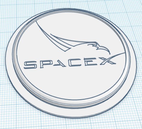 New Space X Modular Logo Insert