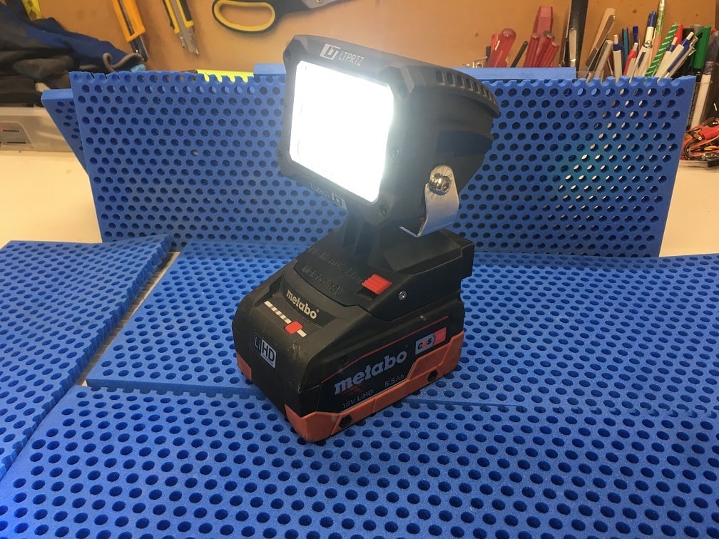 Metabo 18V LiHD Worklight / Battery Adapter