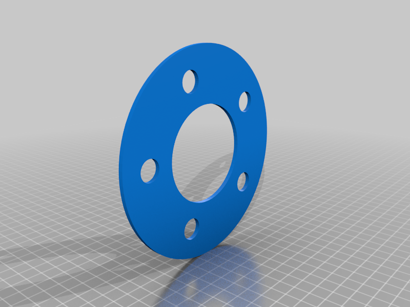 Spurplatte 5x100/Wheel Spacer 5x100  3D model