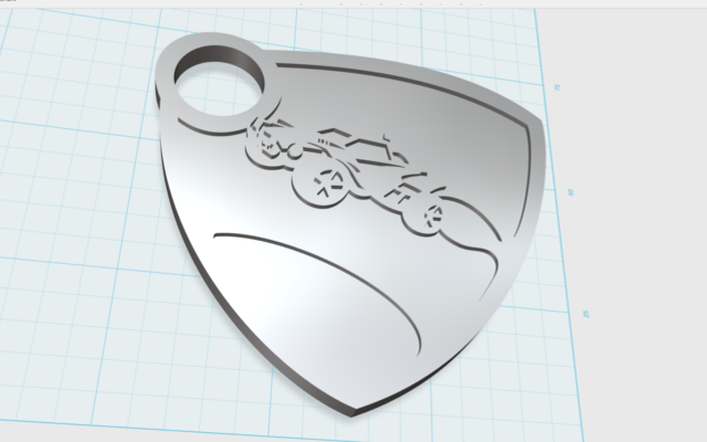 Rocket League Emblem Keychain