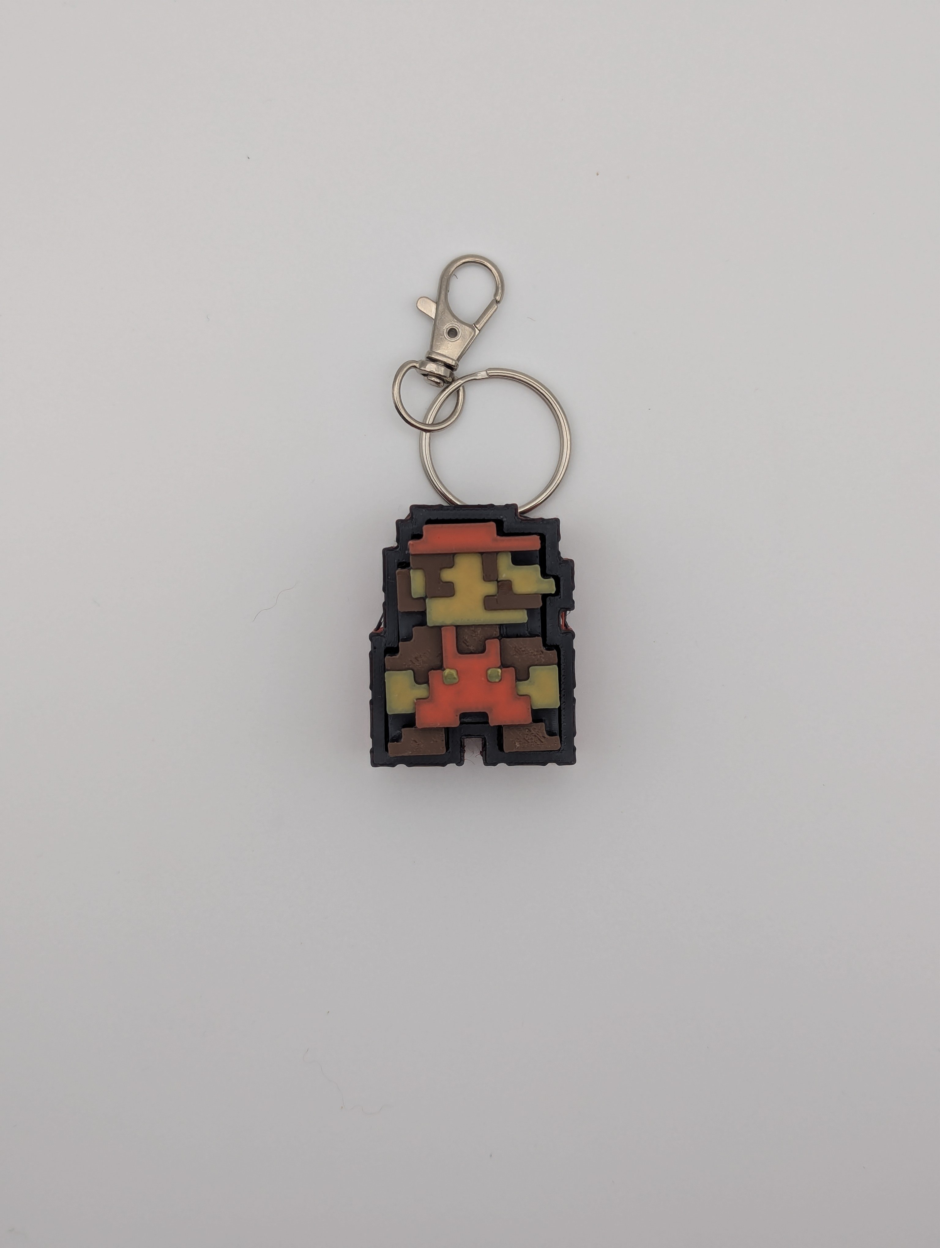 Little Mario Standing Fidget Clicker Keychain