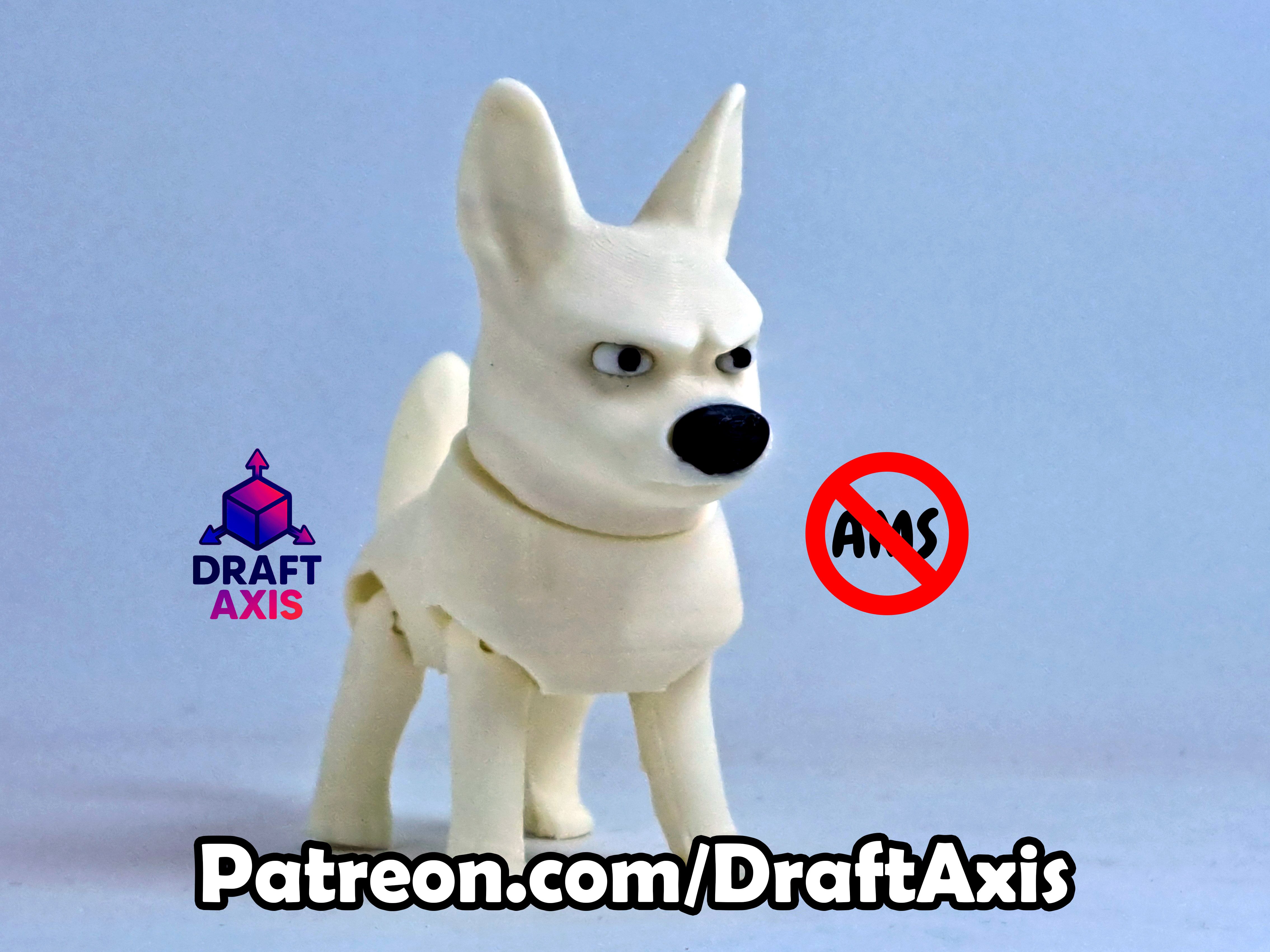 Bolt - Articulated Superhero Dog