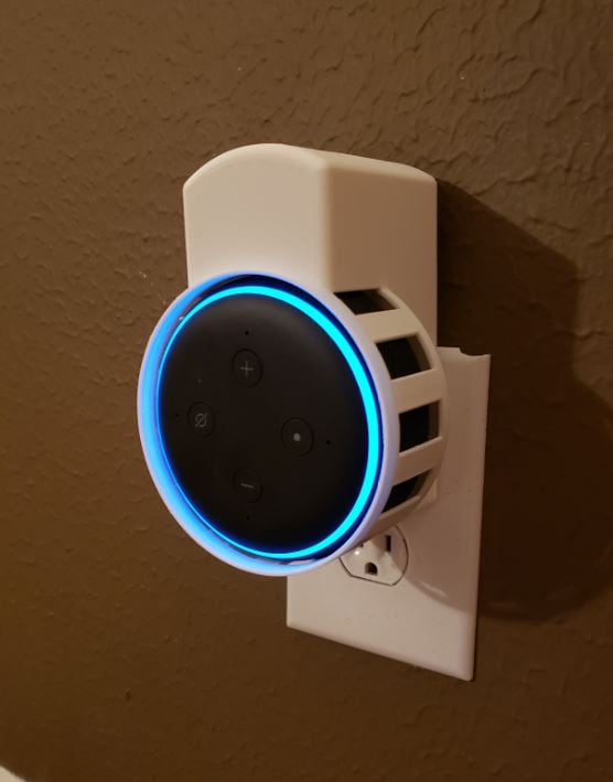 Echo Dot Plug Mount (Gen 3 only)