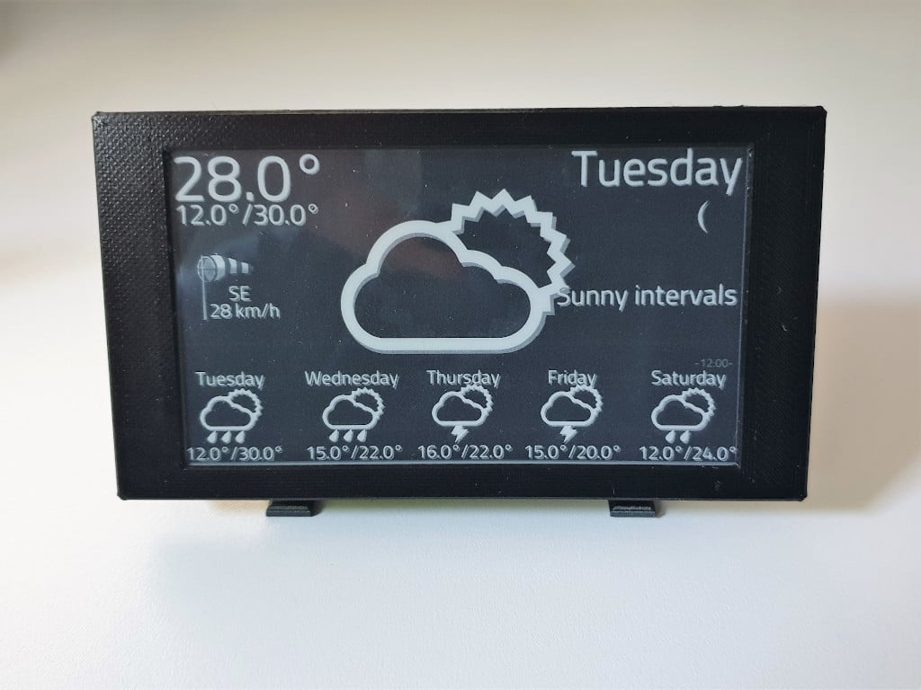 LILYGO T5-4,7 inch eink/epaper display housing - 18650 battery