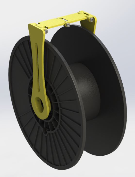 Filament spool anti tangle