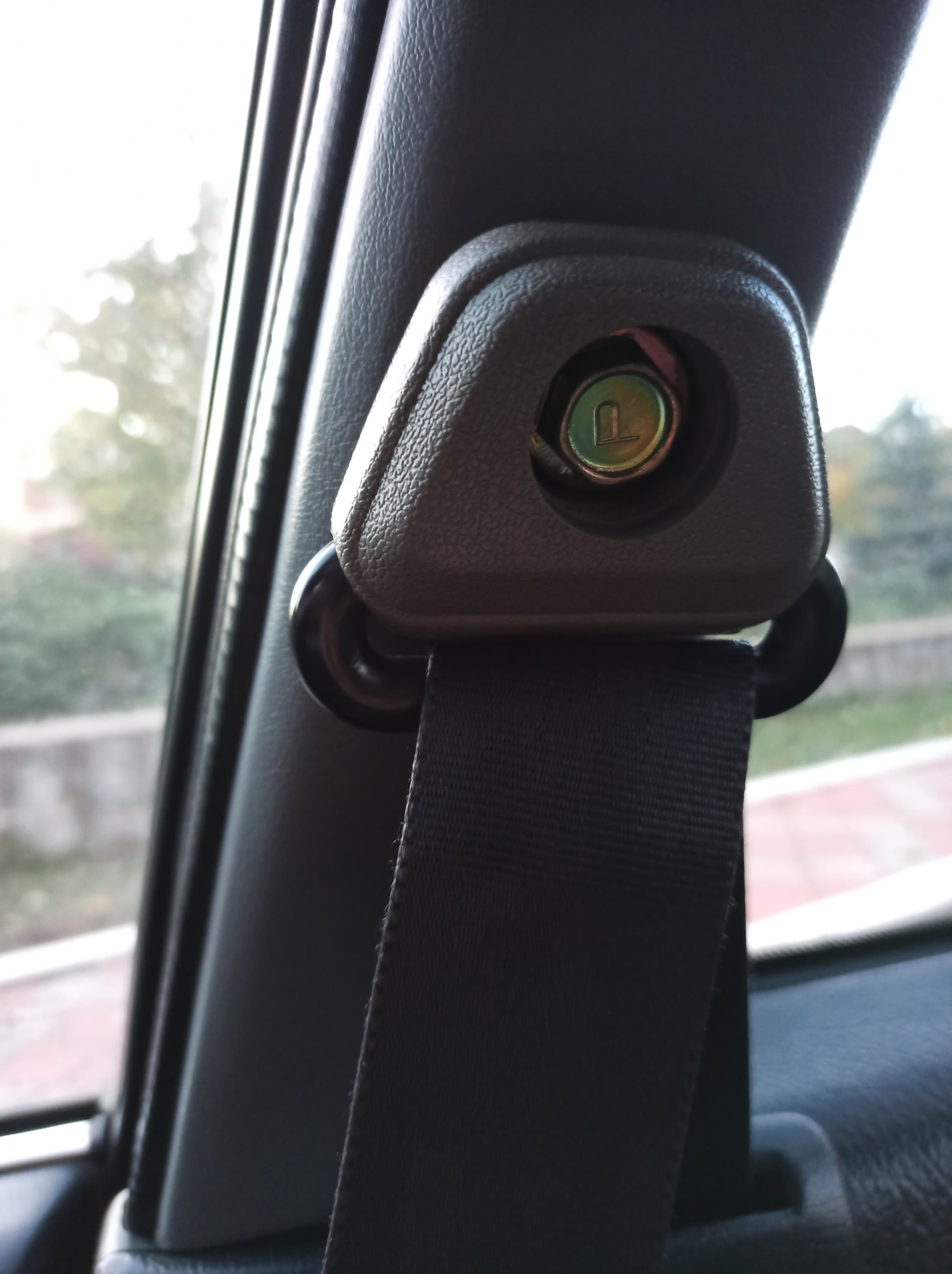 Honda Prelude seatbelt screw cover
