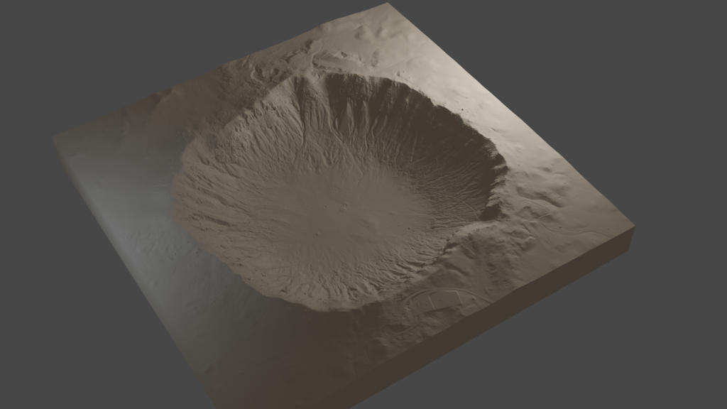 Meteor Crater / Barringer Crater / Extremely High Res Lidar
