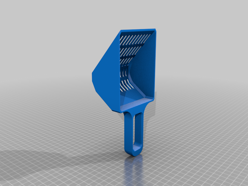 Cat litter scoop. Easy to print. No supports.