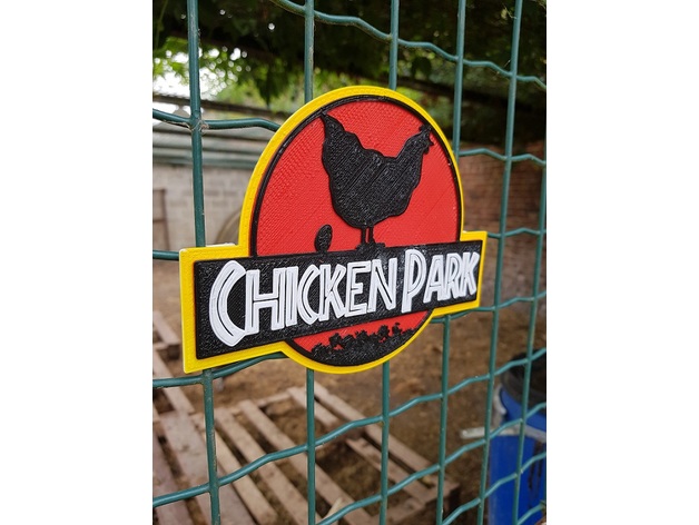 Chicken Park Separated Colors