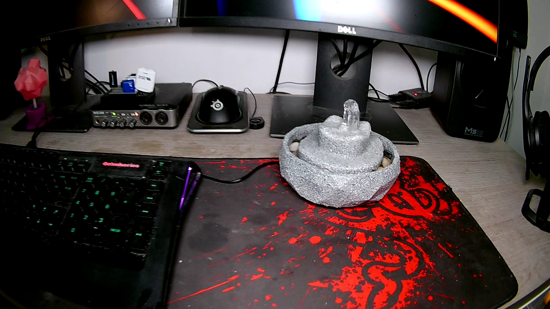 Table top water fountain