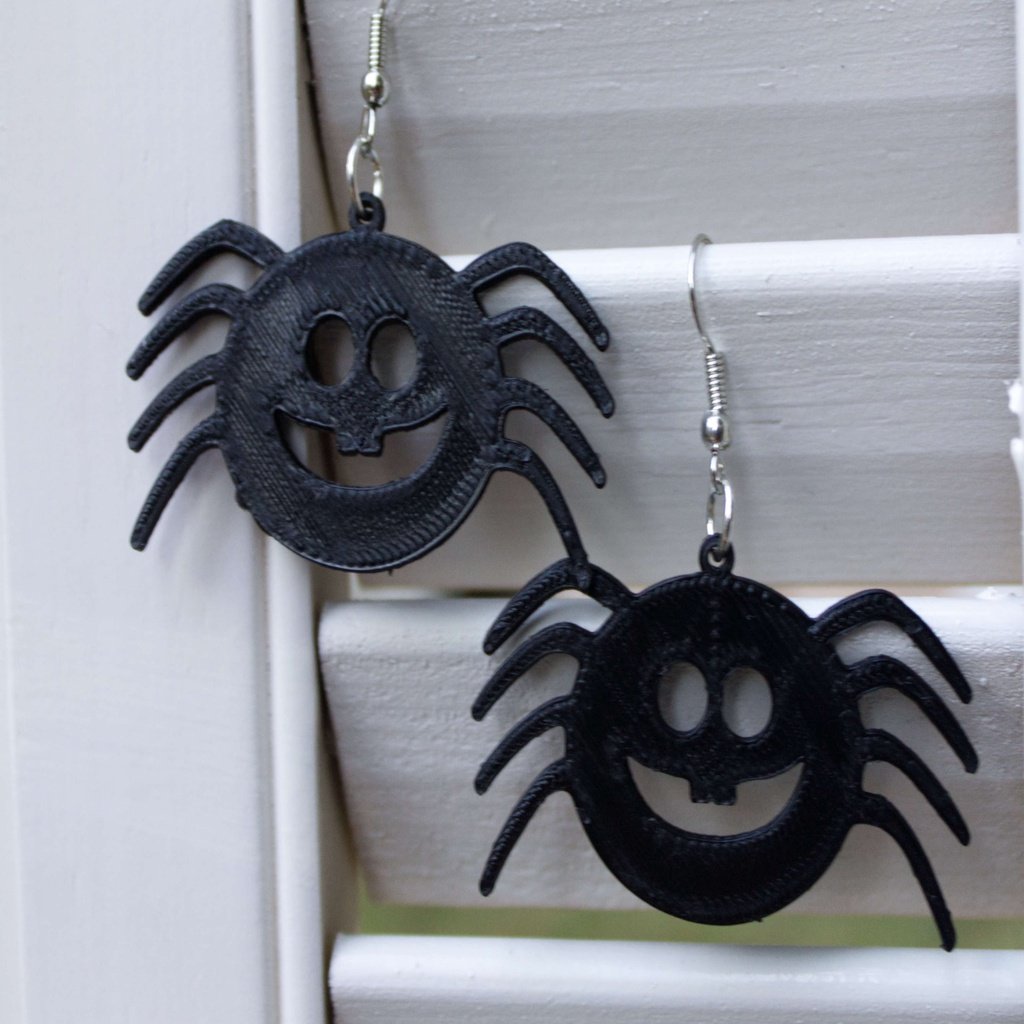 Cute Halloween Spider Earrings